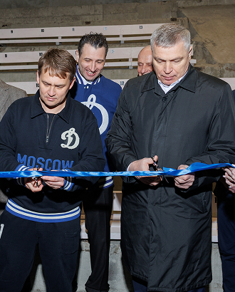 На «ВТБ Арене» открылась экспозиция исторической трибуны стадиона «Динамо»