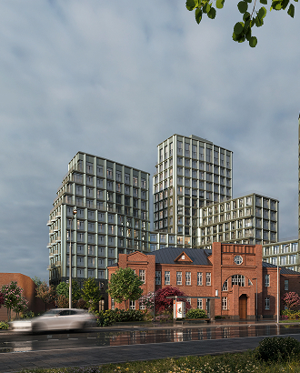 Между парком «Дубки» и Тимирязевским лесом построят жилой комплекс с изумрудными фасадами