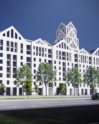 Появился проект ЖК с башней на месте Института кристаллографии РАН на Ленинском