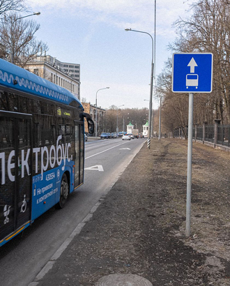 Суммарная протяженность выделенных полос в Москве превысила 500 км