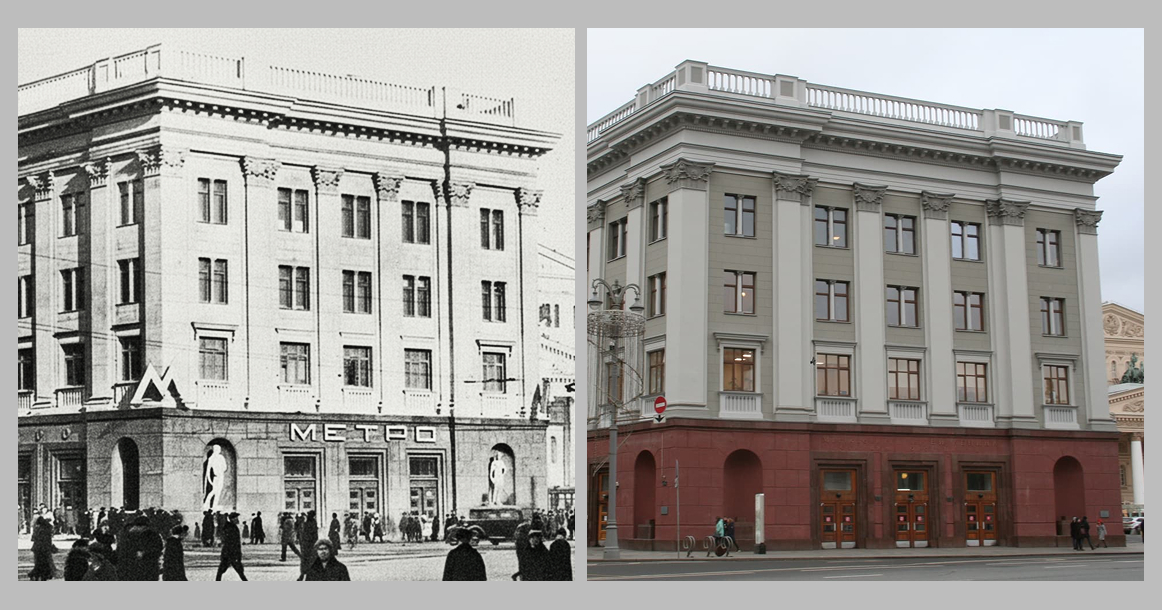 На Большой Дмитровке восстановят утраченные фасадные скульптуры