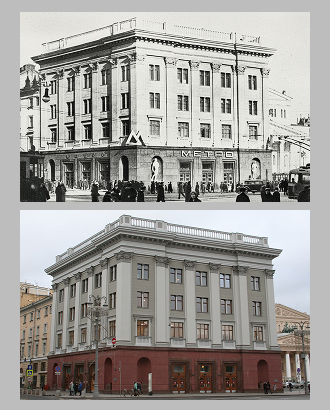 На Большой Дмитровке восстановят утраченные фасадные скульптуры