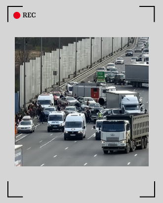 ​​В массовой аварии на МКАД, где КамАЗ протаранил 14 машин, пострадали семь человек