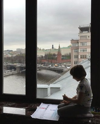 Вид из моего окна: на Кремль
