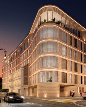 Как вам проект волнисто-шоколадного ЖК на Остоженке от итальянцев из Officina Architetti?