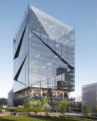 Власти согласовали 15-этажный офис-«гиперкуб» в Дорогомилово, вдохновленный работами Цетлина