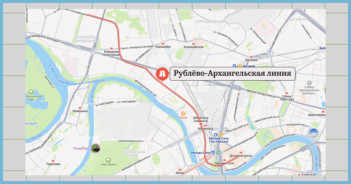 Первый участок Рублево-Архангельской линии откроется 5 сентября