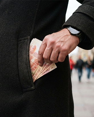 Больше 150 тысяч москвичей живут без белых доходов