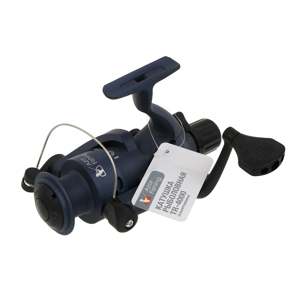 Катушка безынерционная с задним фрикционом "Тур" TR-4000 тм AZOR FISHING, 1п.п, 1 шпуля, пластик - #6