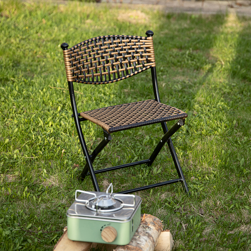 INBLOOM Стул складной садовый плетеный, 35х37х58см - #12