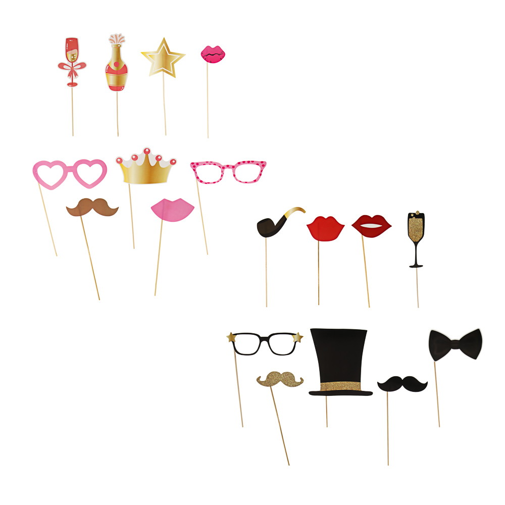 Набор для фотосессии тм Fntastic, бумага, бамбук, 9 шт, 2 дизайна - #1