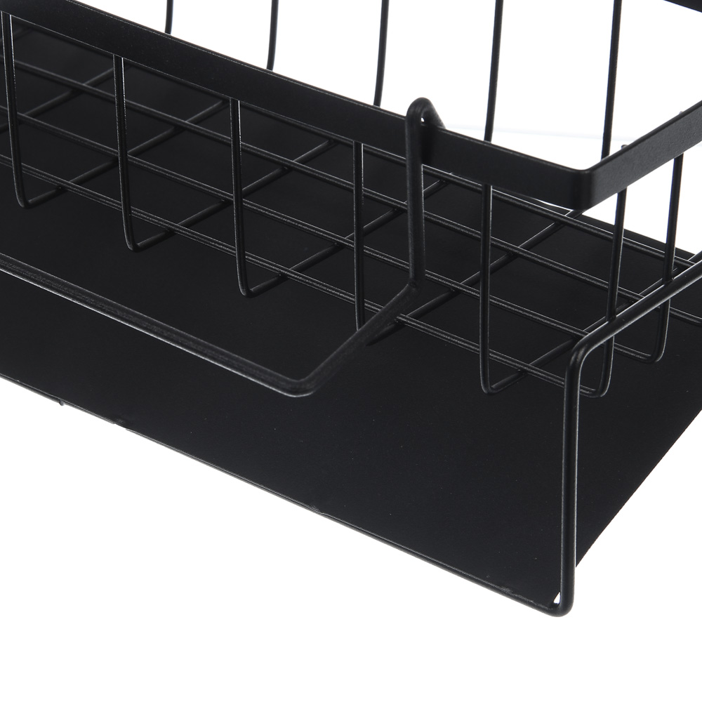 Держатель для губок и моющего ср-ва тм VETTA, слив-поддон, кронштейн д/салфетки, 23х9х10см, металл - #5