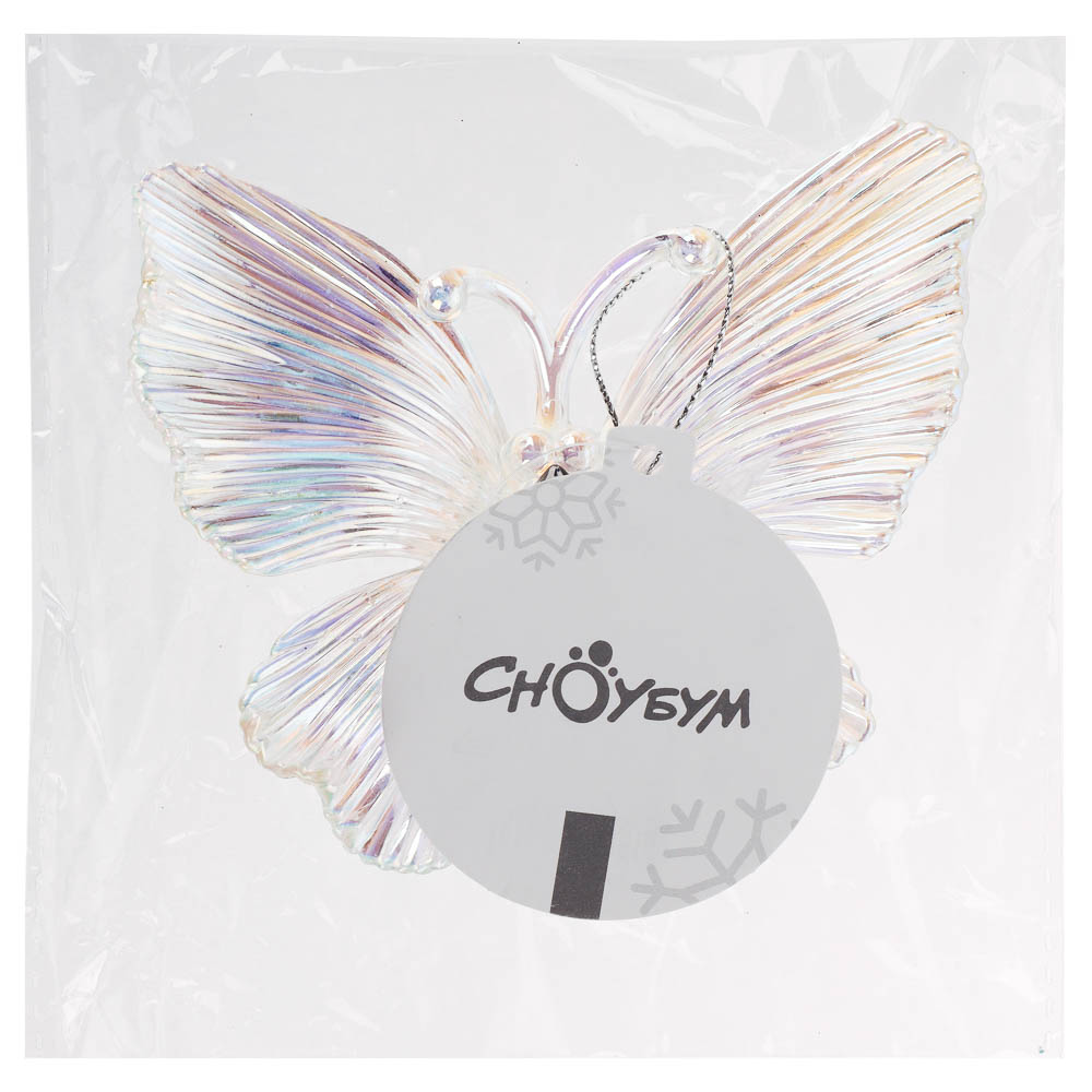 СНОУ БУМ Подвеска декоративная "Бабочка", 10.5х10.5 см, акрил - #4