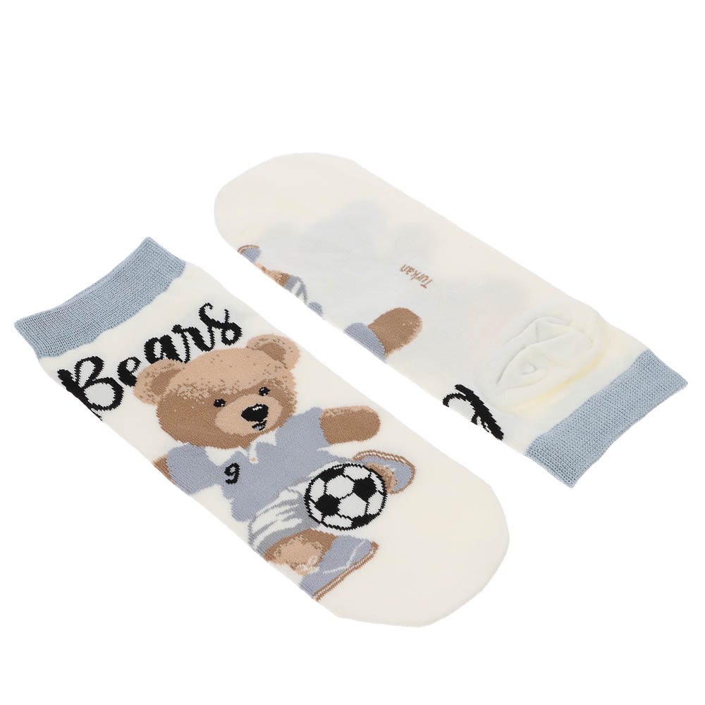 Носки универсальные с рисунком, тм Turkan, р. 36-41, 90%хлопок, 8% п/а, 2%лайкра,разноцветные - #7