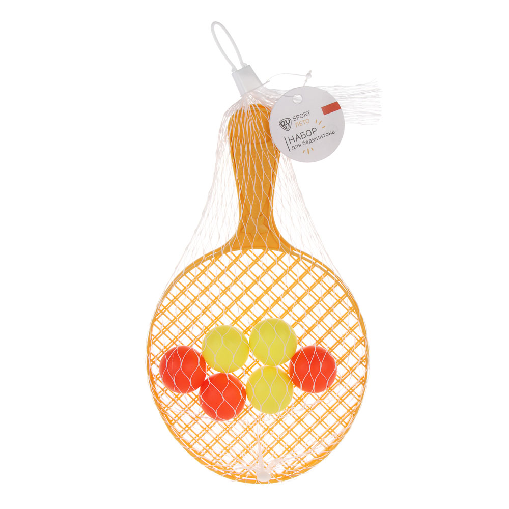 SILAPRO Набор бадминтона (ракетка 26х15см - 2шт, мячи 6шт) пластик - #7