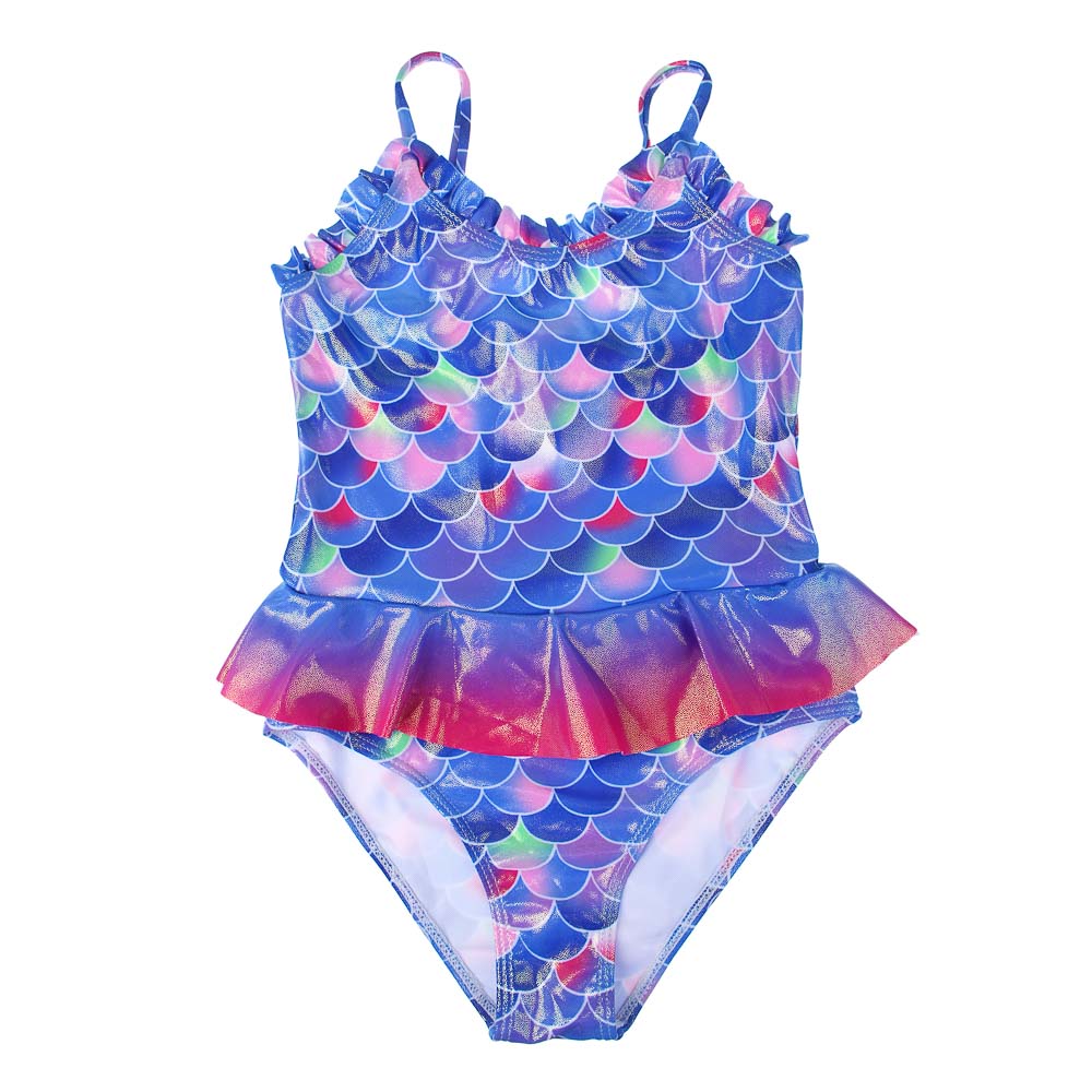 GALANTE Купальник для девочки слитный, р.122-128, 82%полиэстер, 18%эластан, ВЛ25-09 - #1