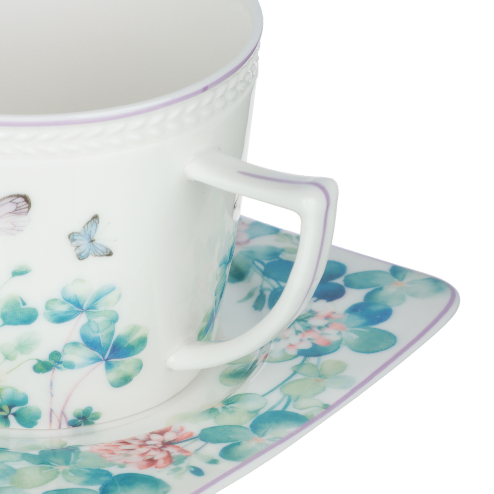 Набор чайный 2 пр., 250мл, MILLIMI, Клевер, фарфор - #4