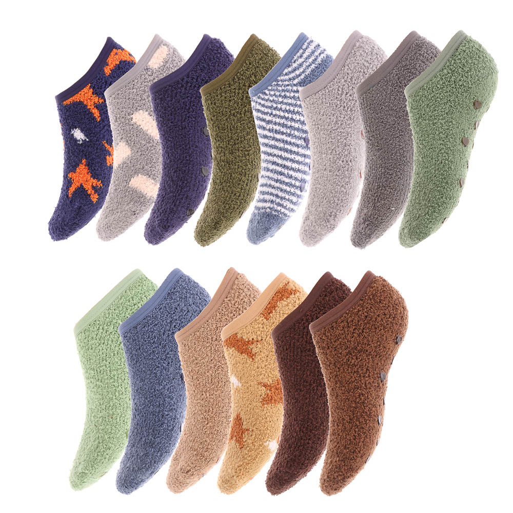 Носки укороченные с нескользящей подошвой, тм RS, 98% полиэстер, 2% спандекс, р. 36-39, RSC1-3 - #1