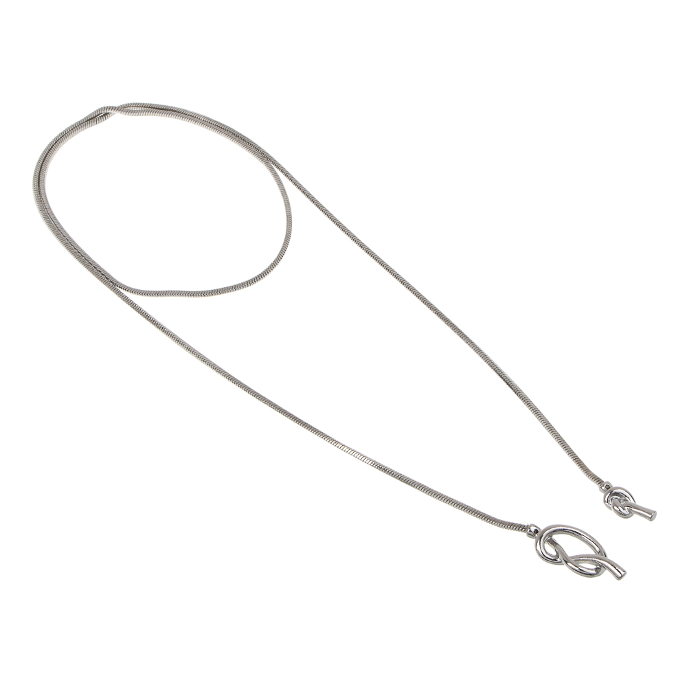 Цепочка на шею, 44-83 см, медь, железо, 2 дизайна, БЖ25-39 - #5