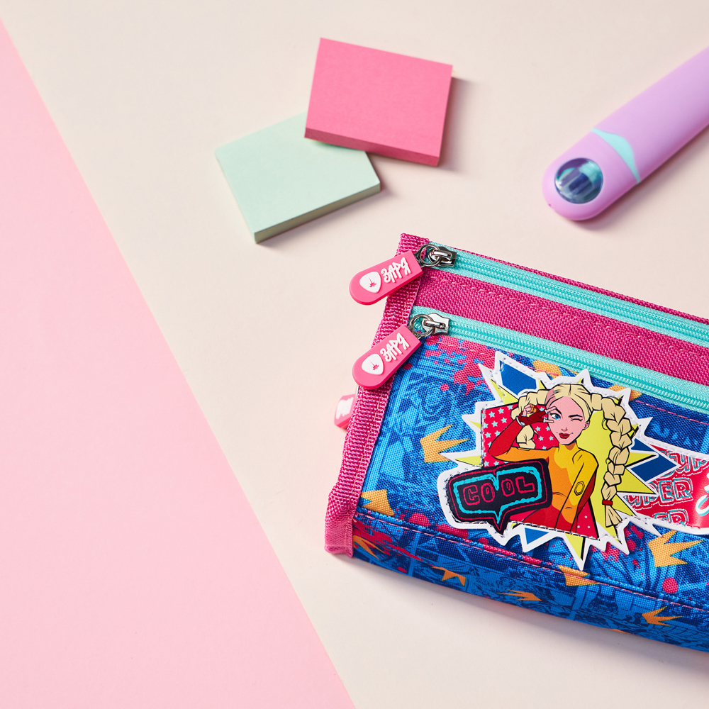 BY Русские Супергерои Пенал прямоуг., 21,5х10х5см, 1отд., 2карм., кошелек, откид.планка, "Заря Фешн" - #10