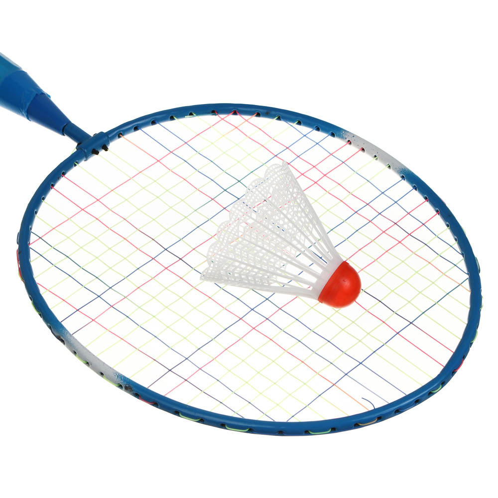 Набор для бадминтона для детей, тм BY SPORT, 2 ракетки, 2 волана, 1 мяч, пластик, 2 цвета - #4