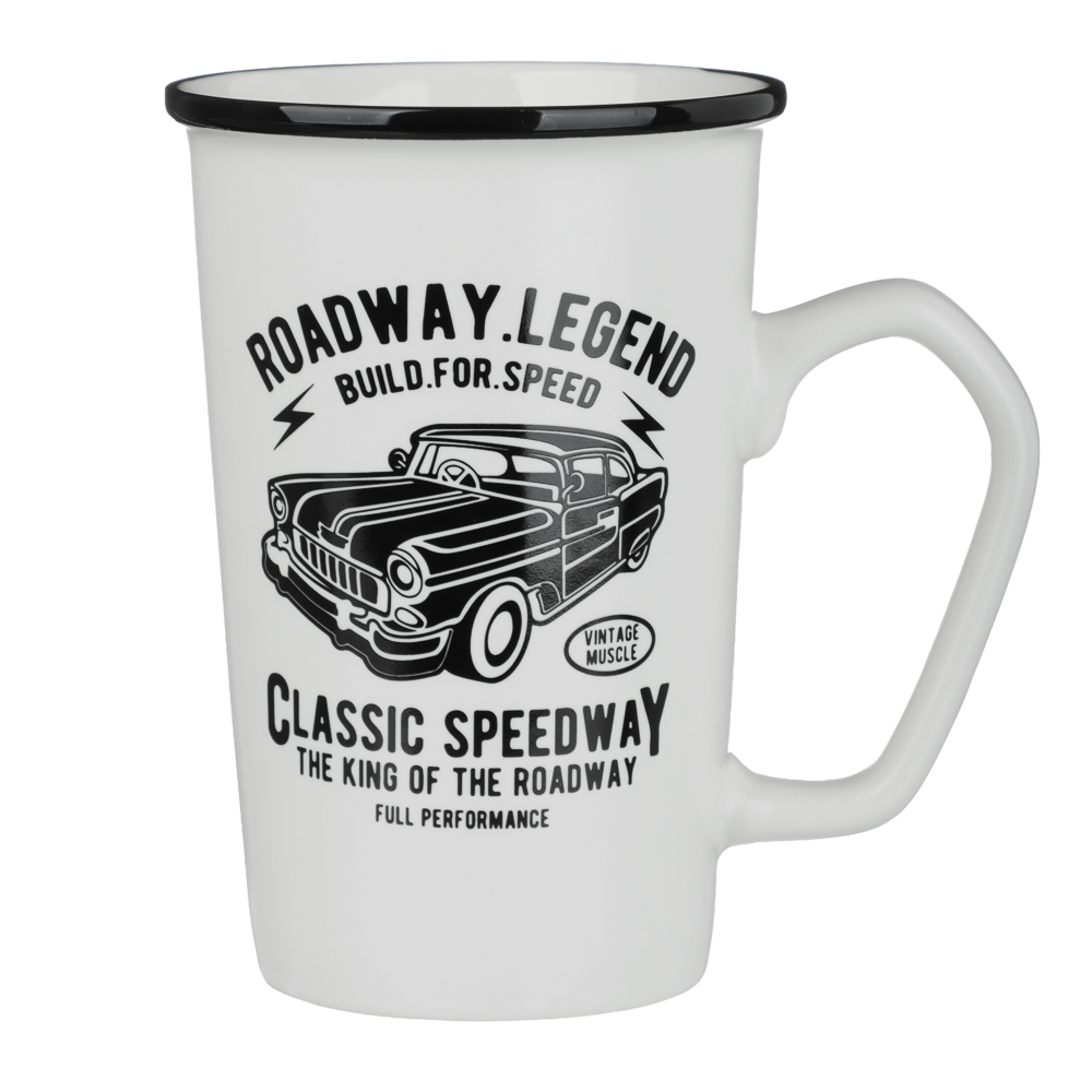 Кружка Ретро тм MILLIMI 410мл, фарфор, 4 дизайна - #2