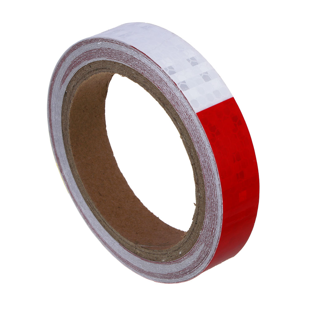 РОКОТ Лента светоотражающая 2см x 8м, красно-белая - #2