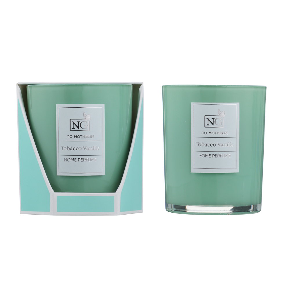 NEW GALAXY Ароматизированная свеча Home perfume 140гр. Tobacco Vanille - #1