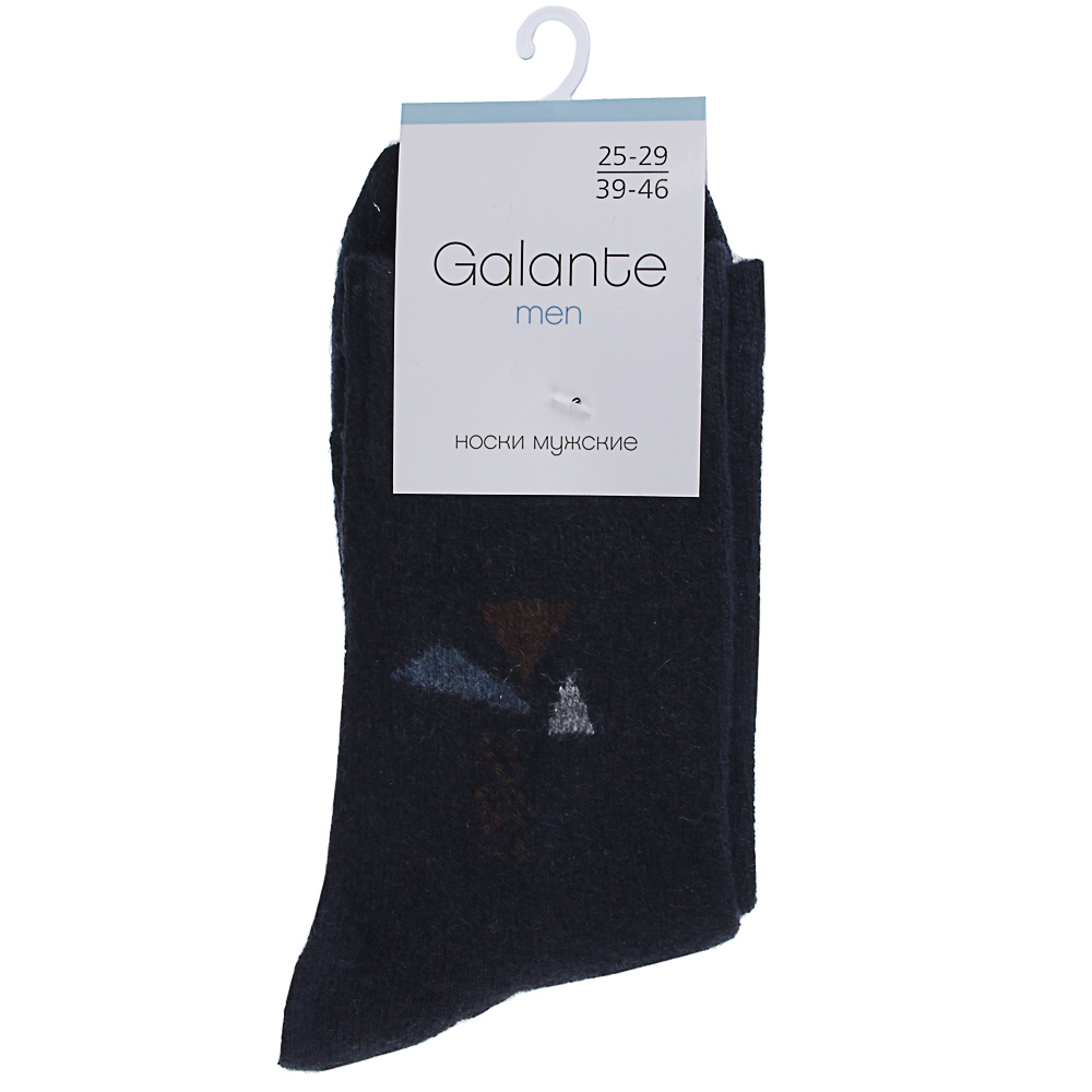 GALANTE Носки мужские ангора, р. 39-46, состав 20% шерсть, 70% ПЭ, 5% ПА, 5% эластан - #3