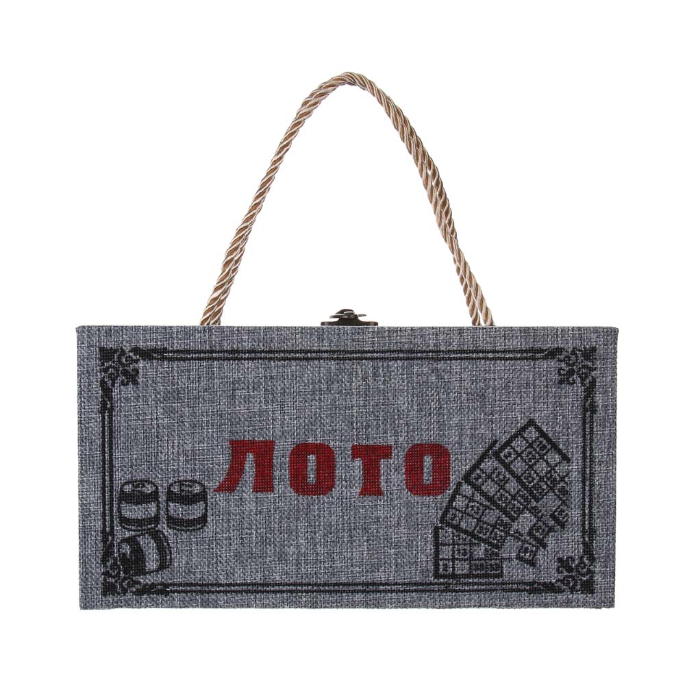 LDGames Лото в подарочной коробке 24х12,5х9см, МДФ, дерево, текстиль - #6