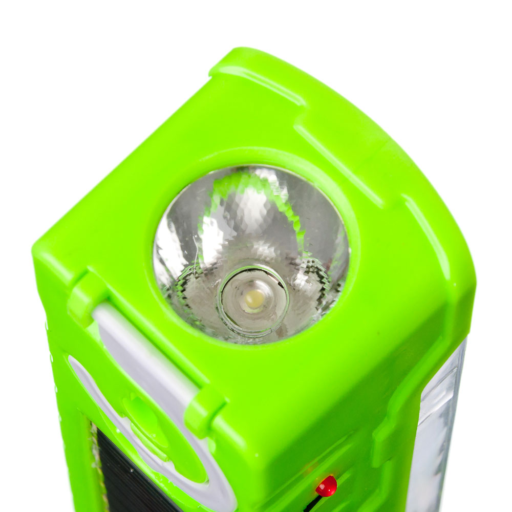 ЧИНГИСХАН Фонарь-светильник 12 SMD + 0,5 Вт LED, адаптер 220В, солнечн. батарея, пластик, 13x4 см - #4