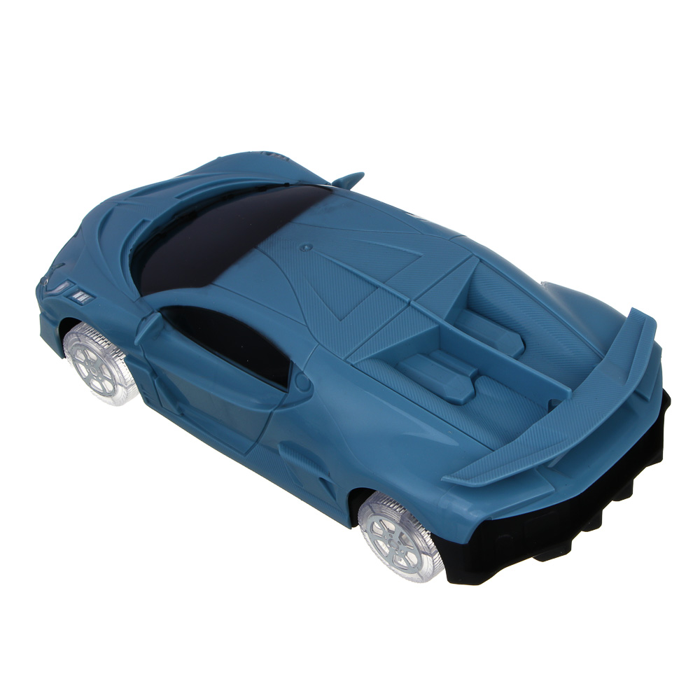 ИГРОЛЕНД Машина радиоуправляемая "Супергонка", 2х кан., светятся колеса, ABS,PP, 26х12х11 см, 2 диз - #5