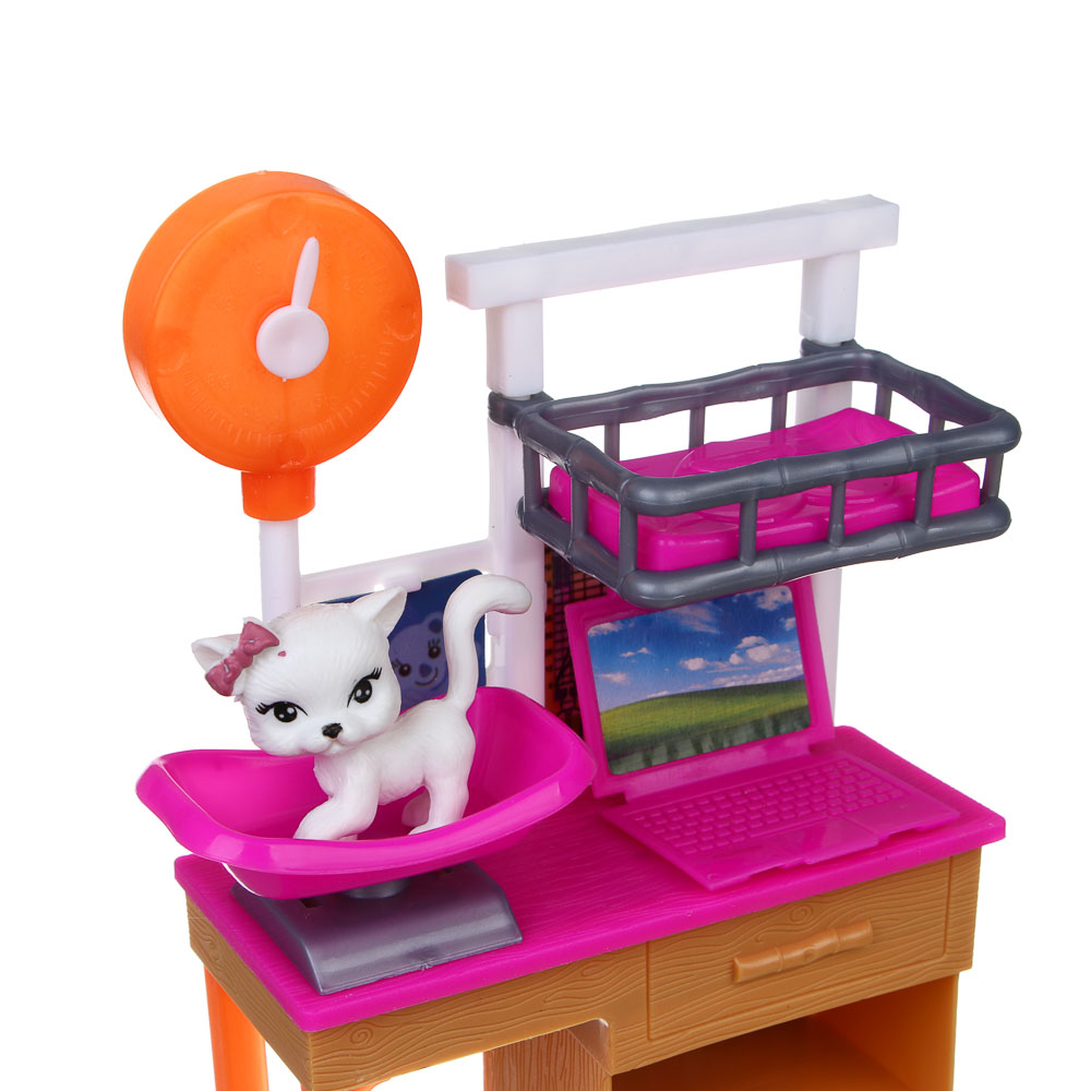ИГРОЛЕНД Кукла ветеринар 28 см с питомцем и акс., PVC, ABS, полиэстер, 24х7х33 см - #11
