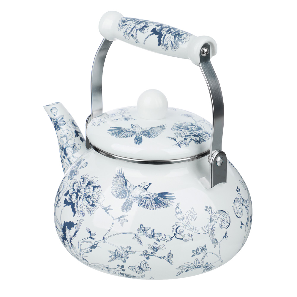 Чайник эмалированный тм VETTA Флорал, 2,5л, индукция - #4
