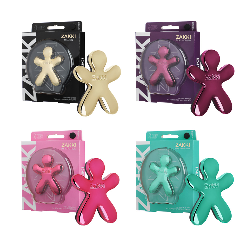 NEW GALAXY Ароматизатор на дефлектор Автомобиля, Zakki 19,2 гр, mill, black opium, toba vanil, imper - #1