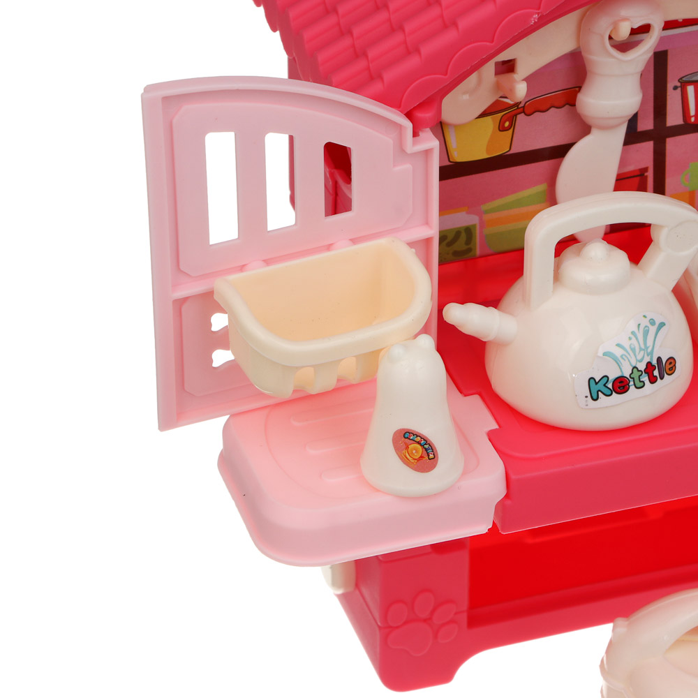 Мебель для кукол, кухня с акс., ABS, PP, тм ИГРОЛЕНД - #5