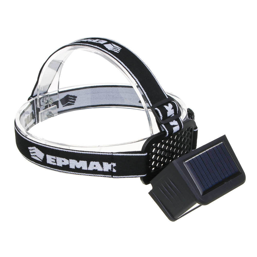 Фонарь налобный тм ЕРМАК,LED COB, 5 режимов,800мАч, Type-C, солн. батарея, красный свет, 78х55х56 мм - #5