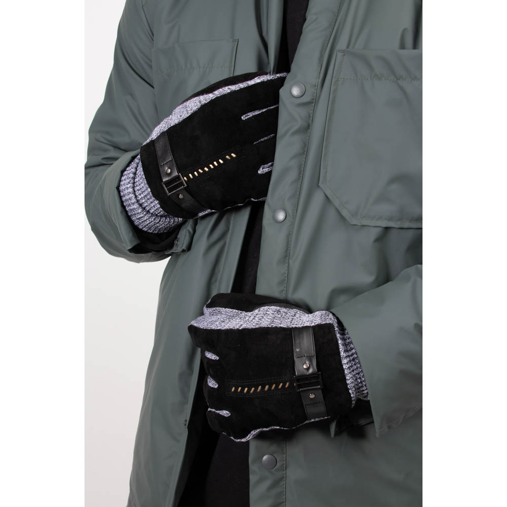 GALANTE Перчатки мужские утепленные, р 22-24, 2 дизайна, ОЗ21-28 - #1