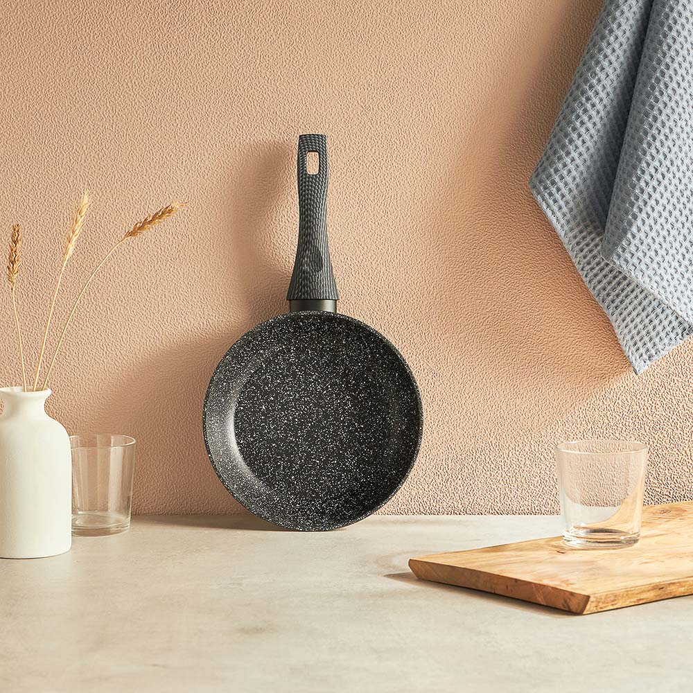 SATOSHI Карбон Сковорода литая d20см, антипригарное покрытие Мрамор, индукция - #11