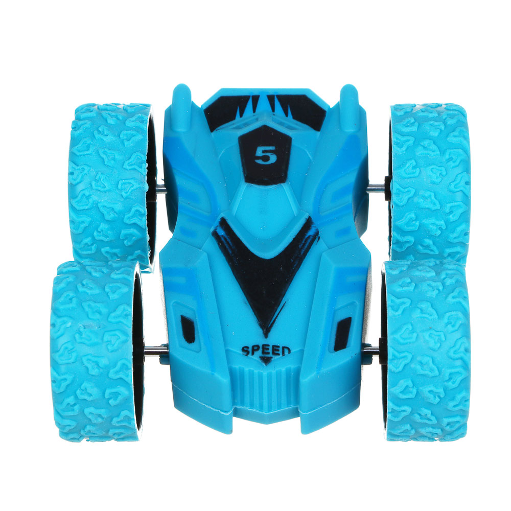 ИГРОЛЕНД Машинка "Трюкач", разворот, инерция, ABS, TRP, металл, 8х3,6х7,5 см, 4 дизайна - #5