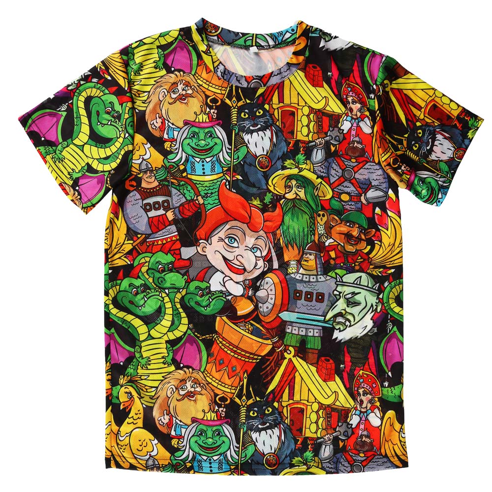 BY Футболка спортивная детская "Вселенная" с принтом, р-р 104-146, 100% полиэстер - #1