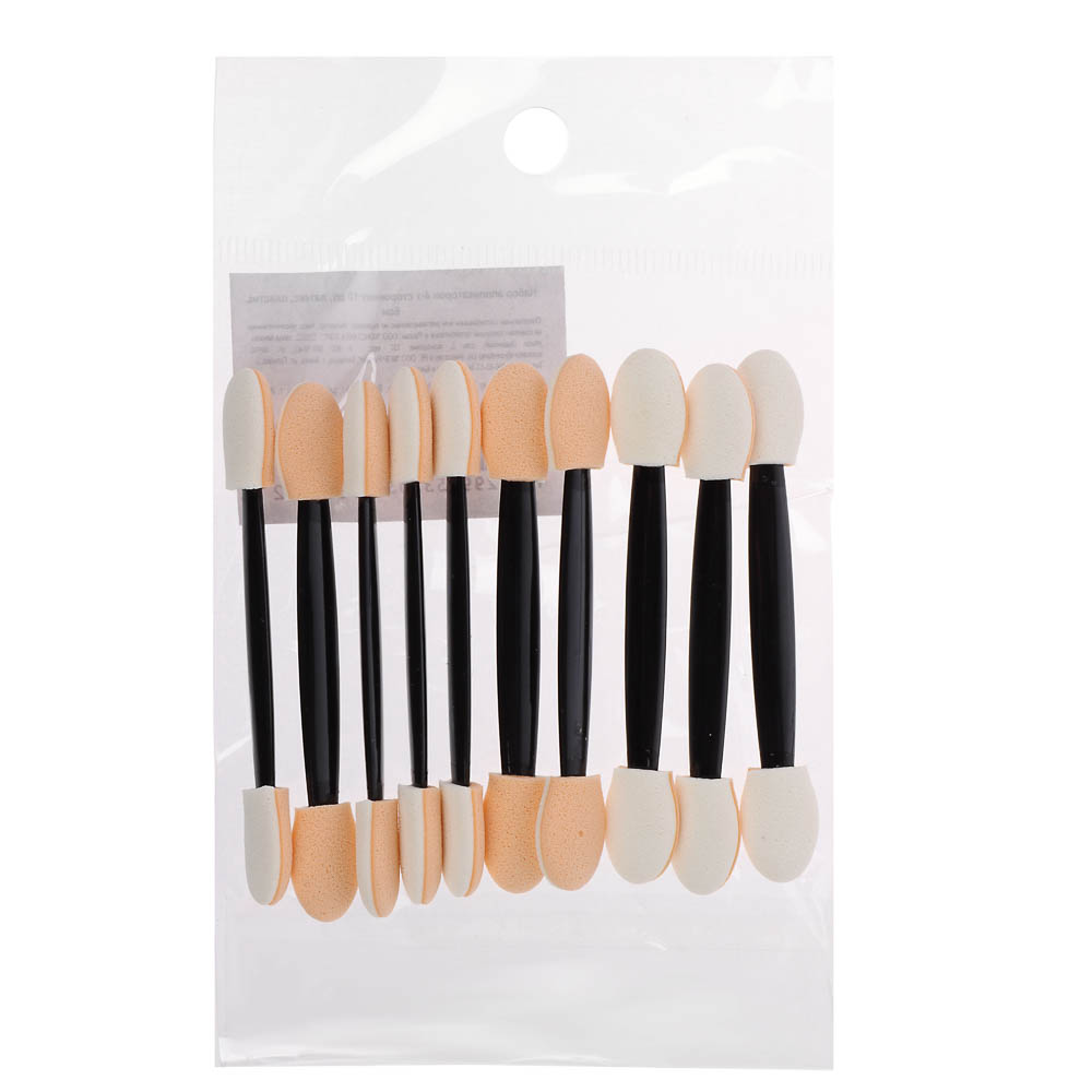 Набор аппликаторов 4-х сторонних 10 шт тм ЮНИLOOK, латекс, пластик, 6см - #5