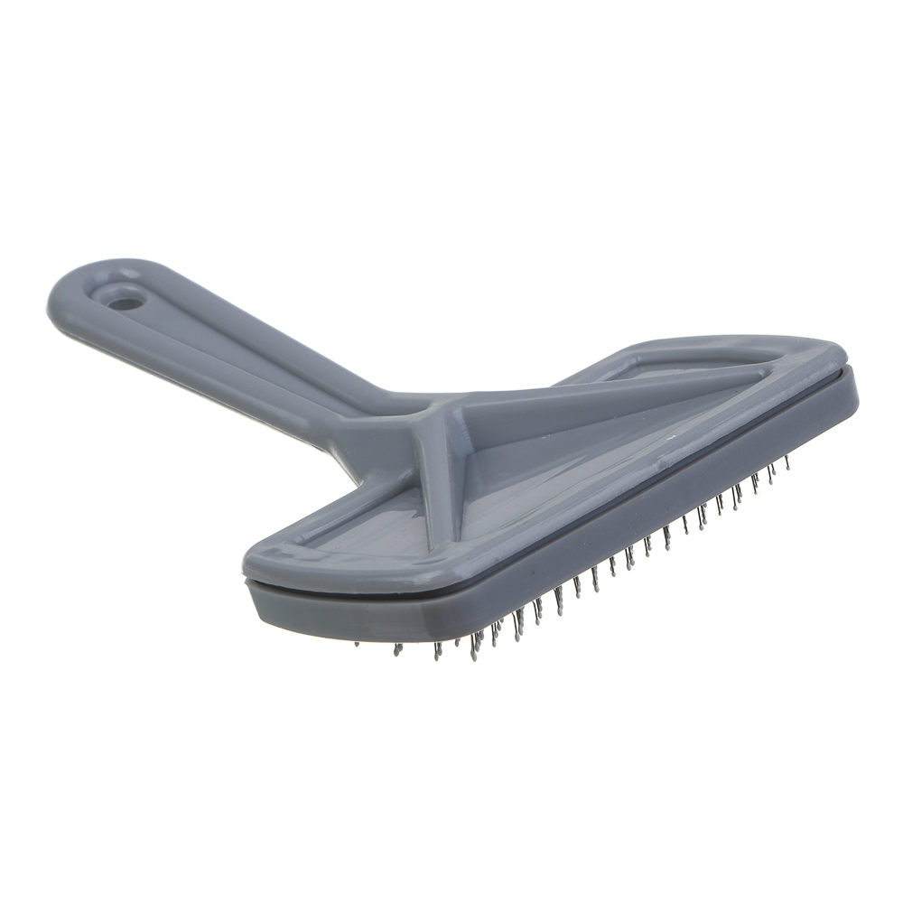 VETTA Щетка для домашних животных, бензол, нержавеющая сталь, резина, 14x9,5 см - #5