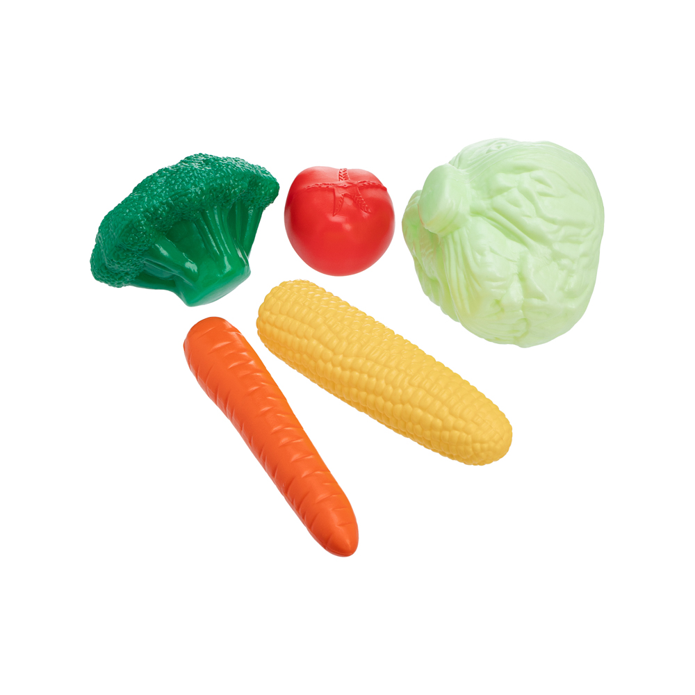 BY Kids Набор игровой "Фрукты, овощи" в сумке, 15 предметов, пластик, текстиль, 33х38х9см МТ2204 - #4