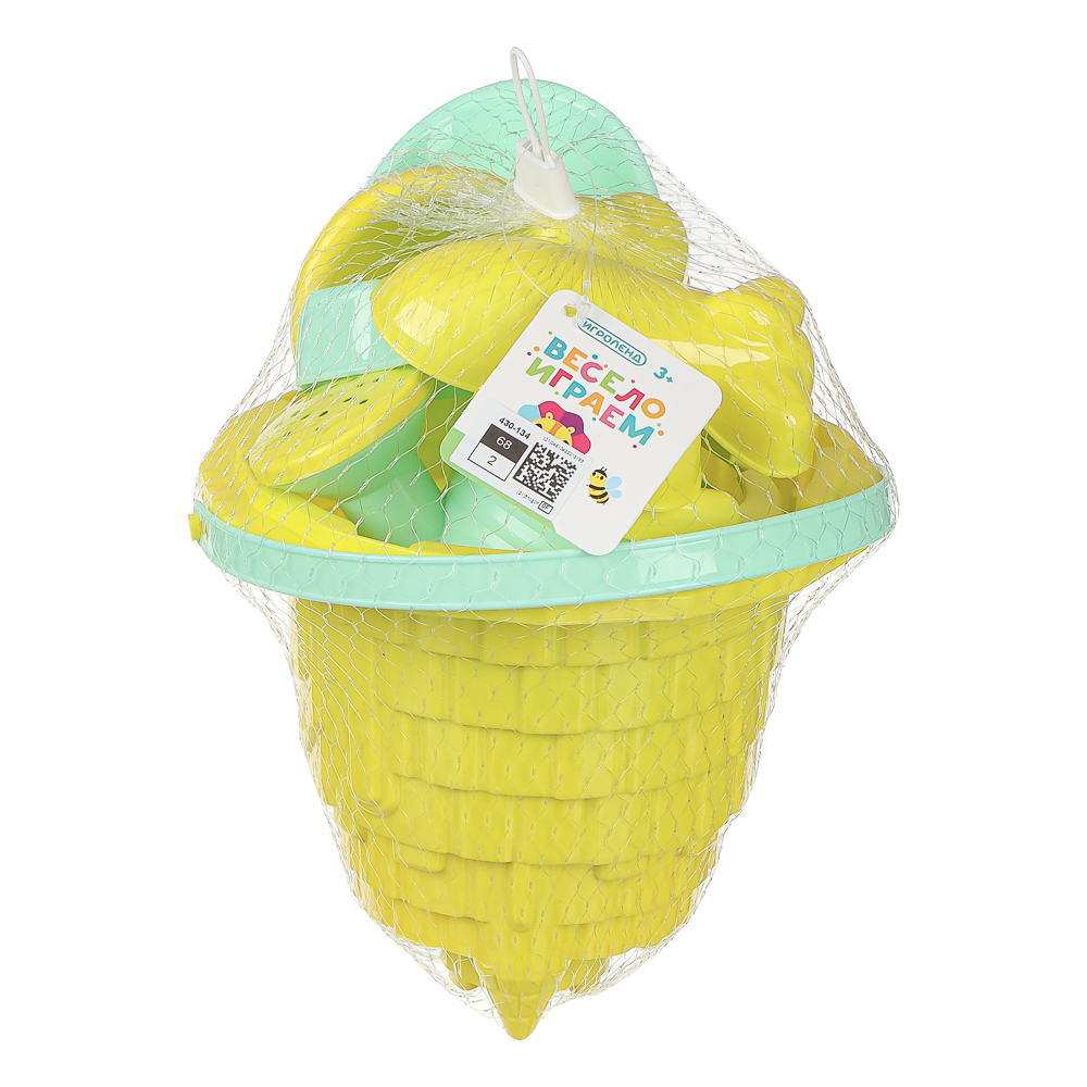 Набор для игры в песке "Замок", ИГРОЛЕНД, 6 предметов, пластик, для детей 3+ - #10