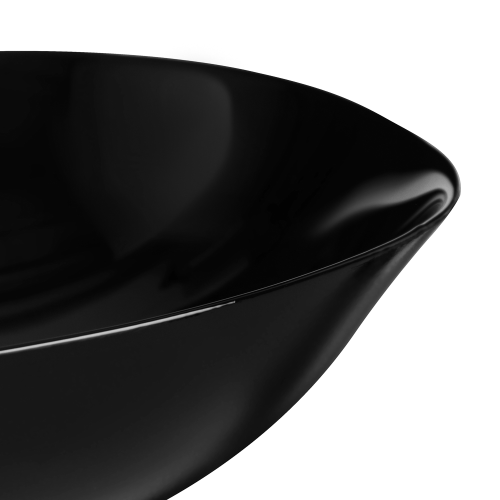 MILLIMI Блэк Набор столовой посуды 19 пр., опаловое стекло, квадратный - #7