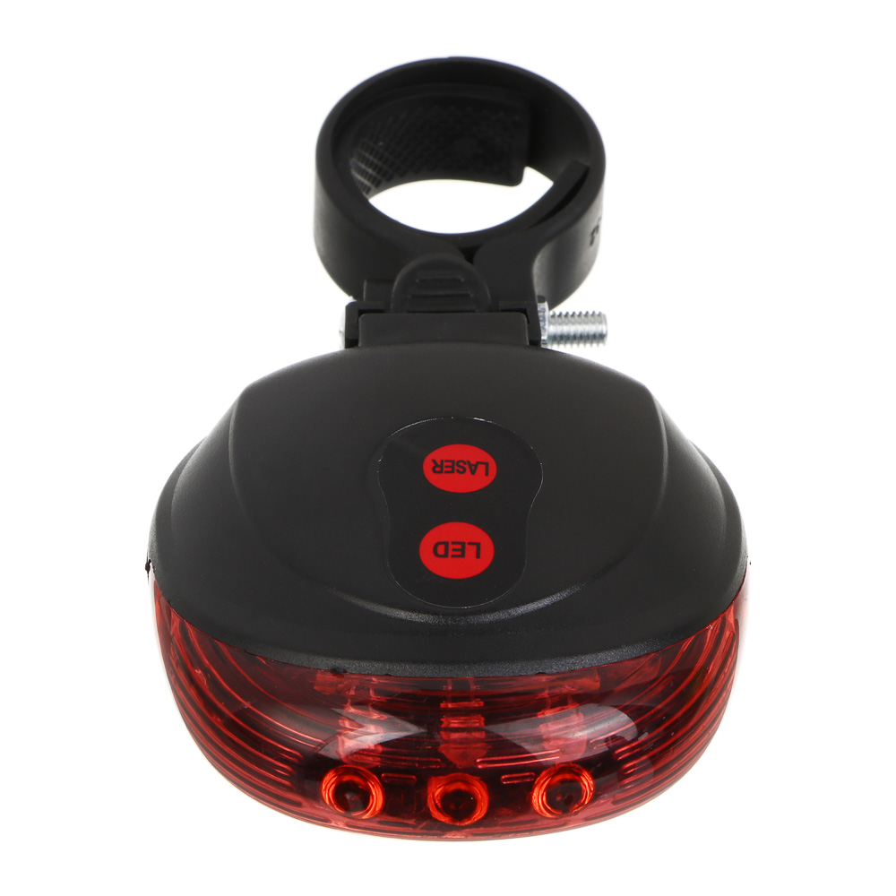 Фонарь велосипедный с 2 лазерами, тм BY SPORT, 7 режимов, 2хААА - #4