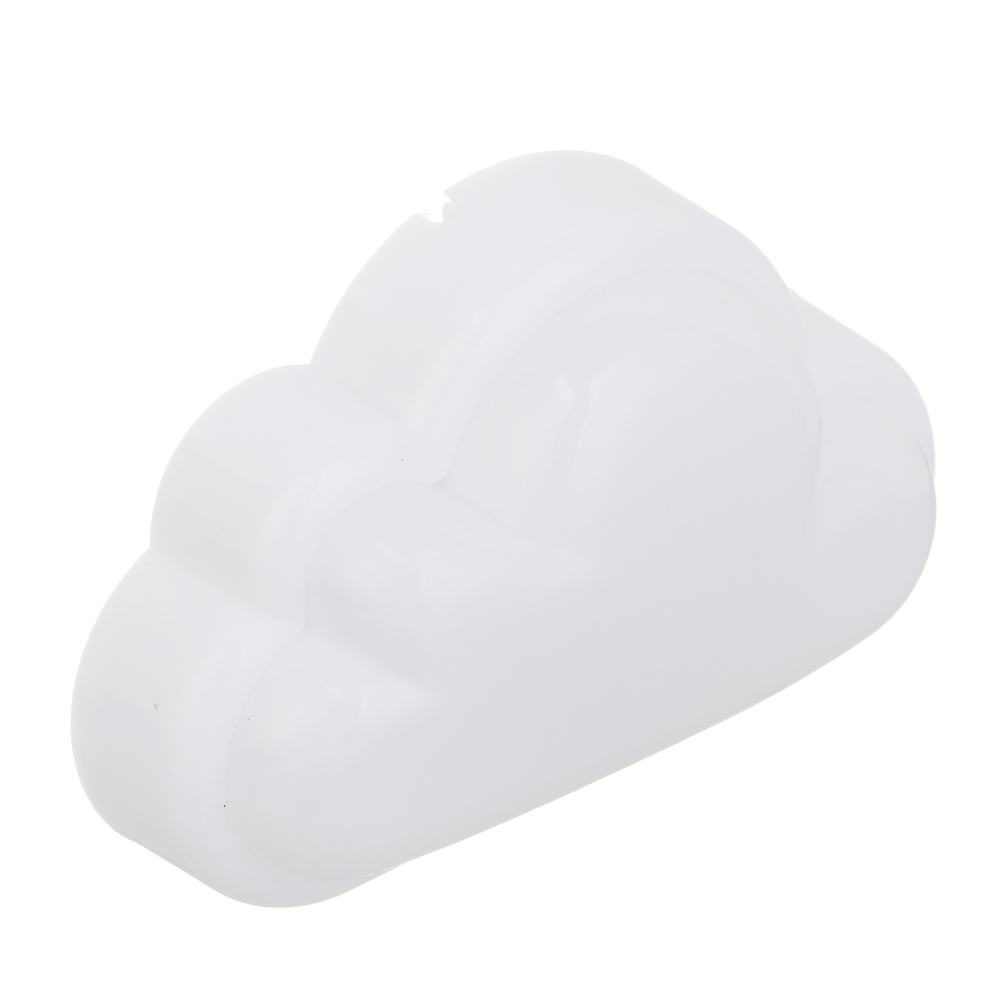 BY Светильник-ночник в розетку Облако светодиодный, 1Вт, 10см, 230В, пластик, белый - #2