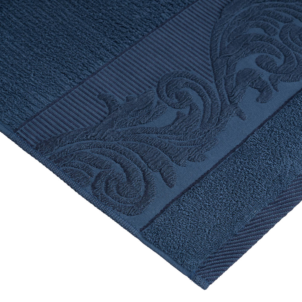 PROVANCE Нэви Полотенце махровое, 100% хлопок, 70х130см, 420гр/м, синий - #9