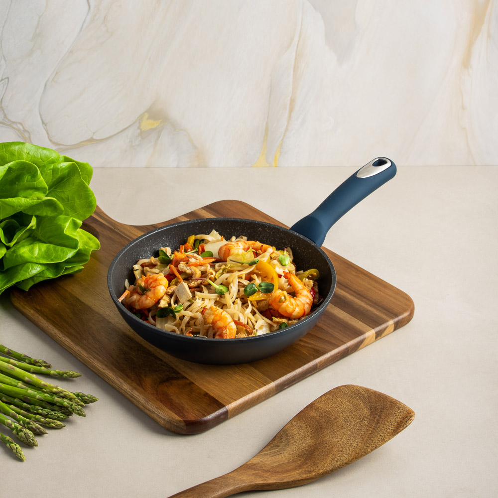 SATOSHI Ривьера Сковорода литая d20см, антипригарное покрытие мрамор, индукция - #9